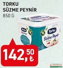 TORKU SÜZME PEYNİR 850 G TORKU SÜZME PEYNİR 850 G